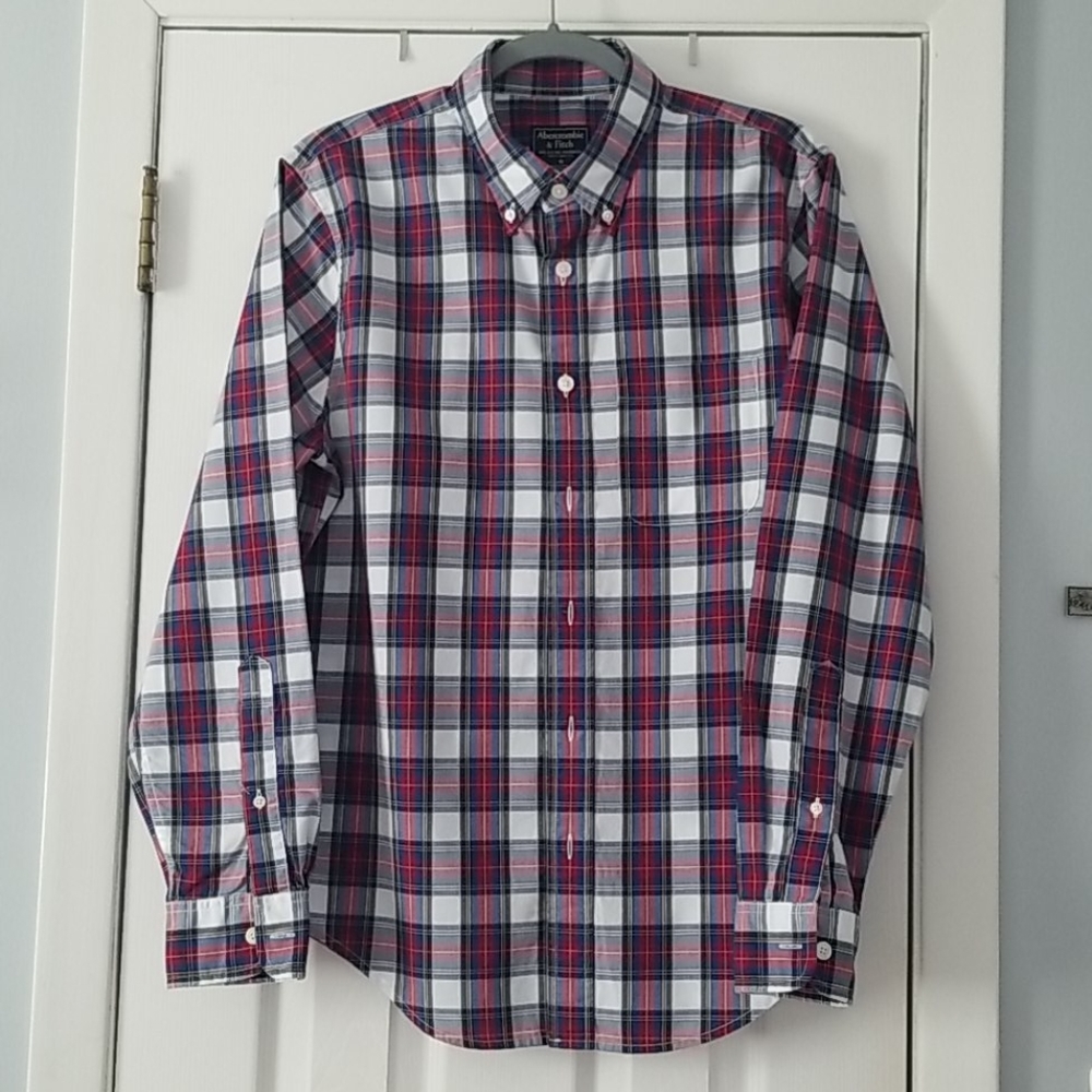 Abercrombie & Fitch Button Down Plaid Shirt